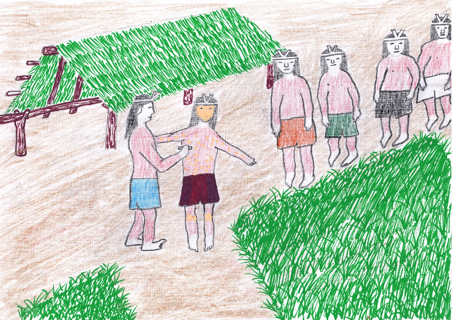 Desenho de Silivam Jõhê